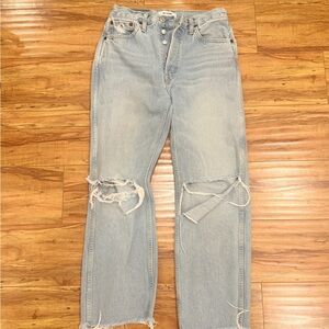 RE/DONE JEANS WORN ONCE